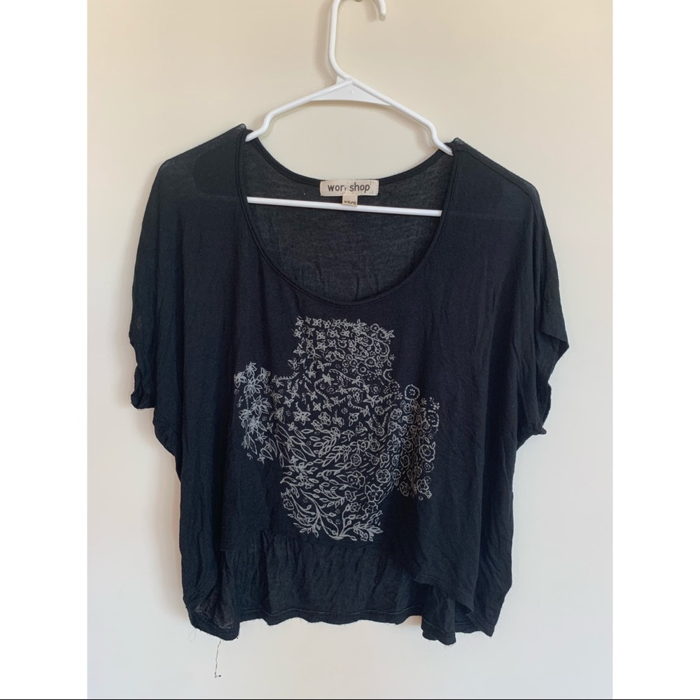 Black Crop Top